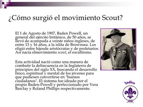 historia del movimiento scout